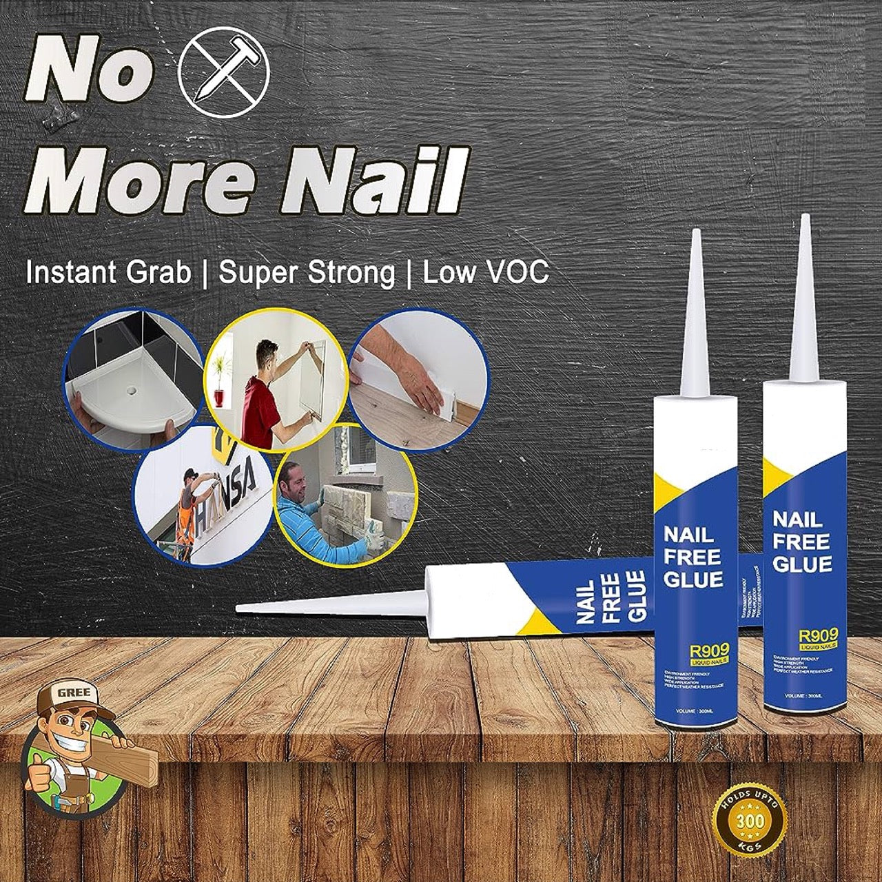 Nail Free Glue Super Strong (310ML)