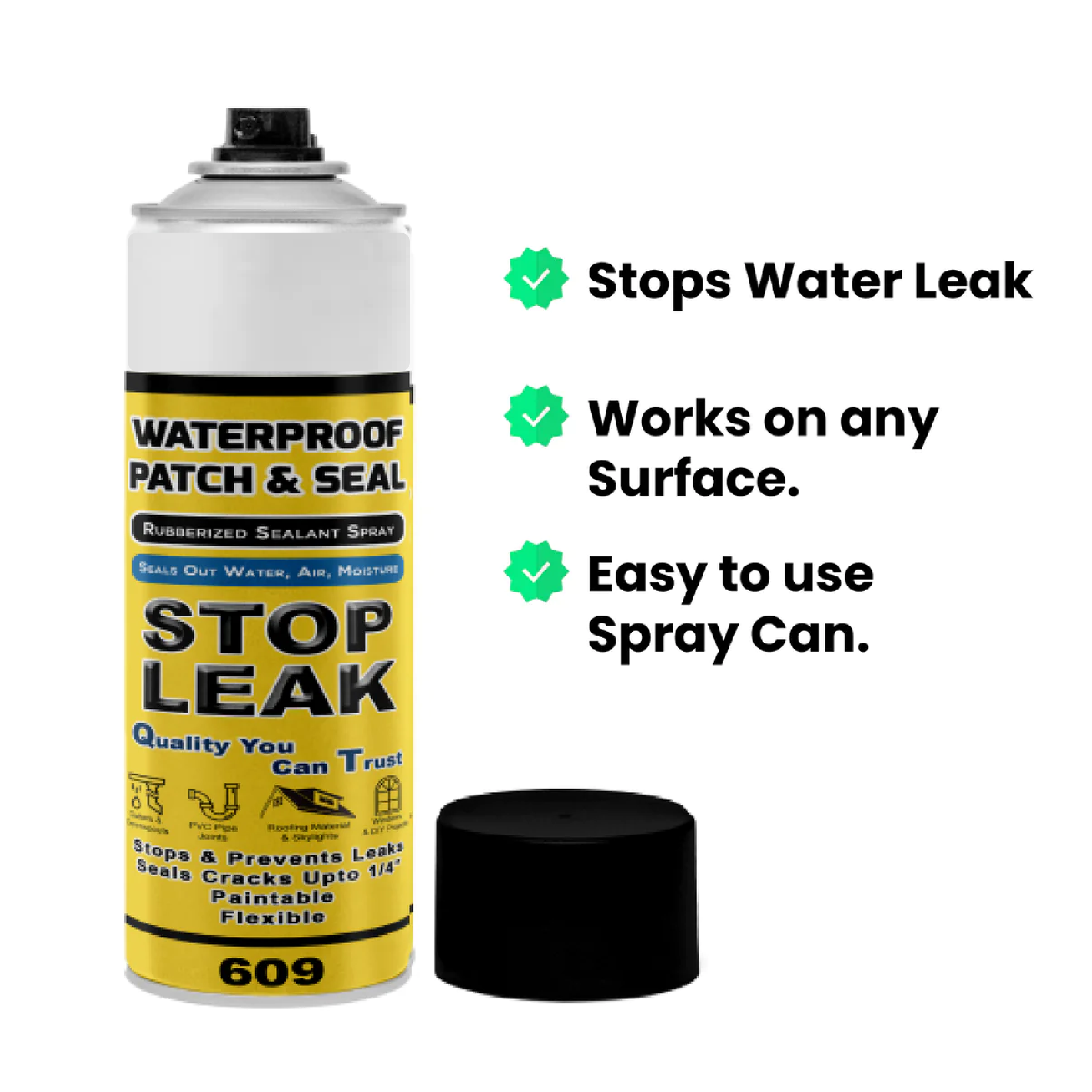Stop Leak Spray (White - Paintable) - 500ML – LastShop