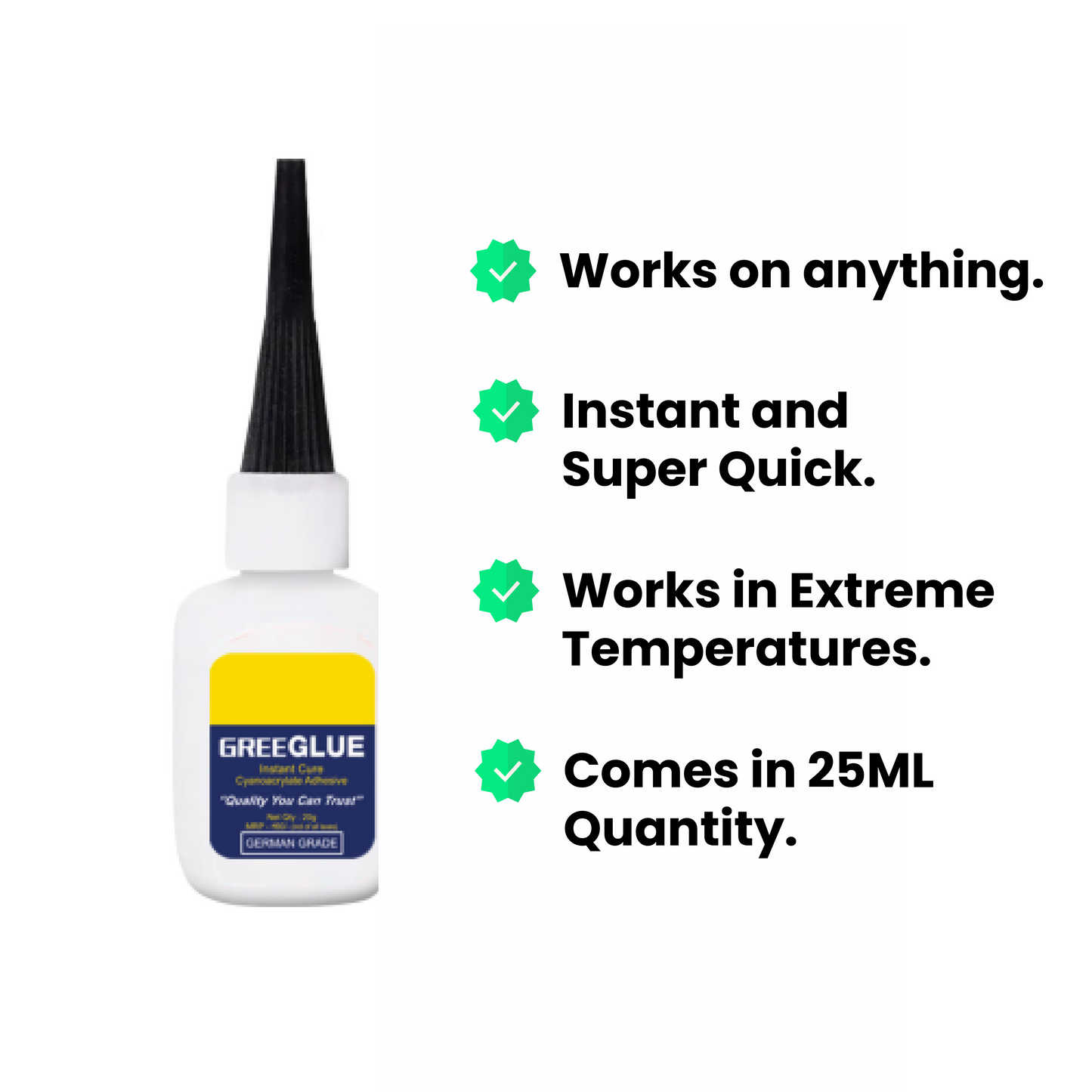 Instant Super Glue (25ML) - Pack of 2