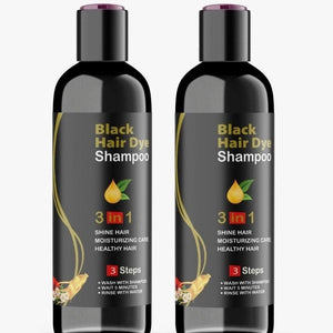 Black Herbal Hair Colour Shampoo - 100ML (Pack Of 2)